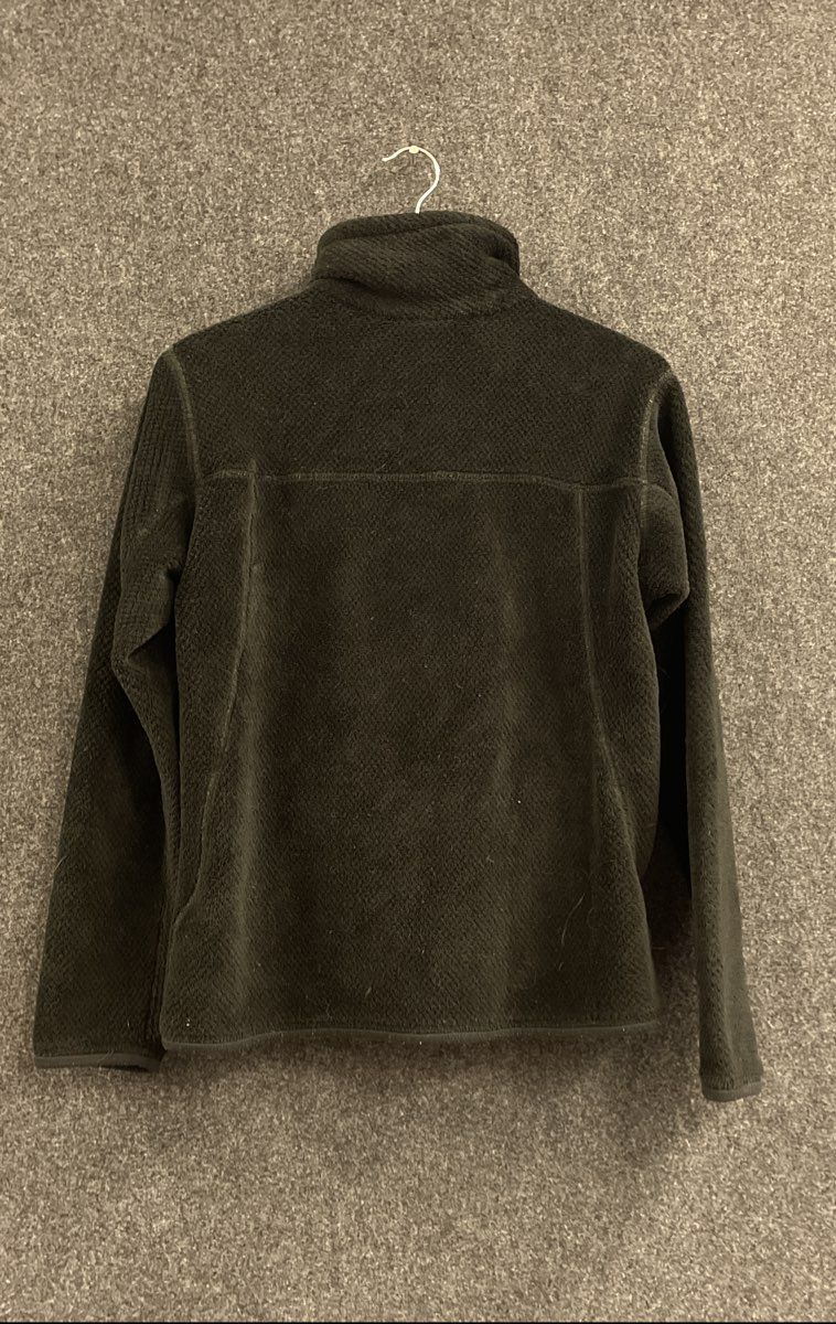 Patagonia Women's Re-Tool Snap-T Pullover Fleece Jacket Black Size M