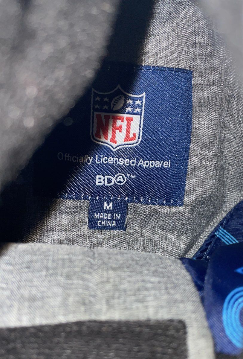 NFL Men's Super Bowl XLVIII NY NJ Gray Parka Jacket Pockets Full Zip Sz M