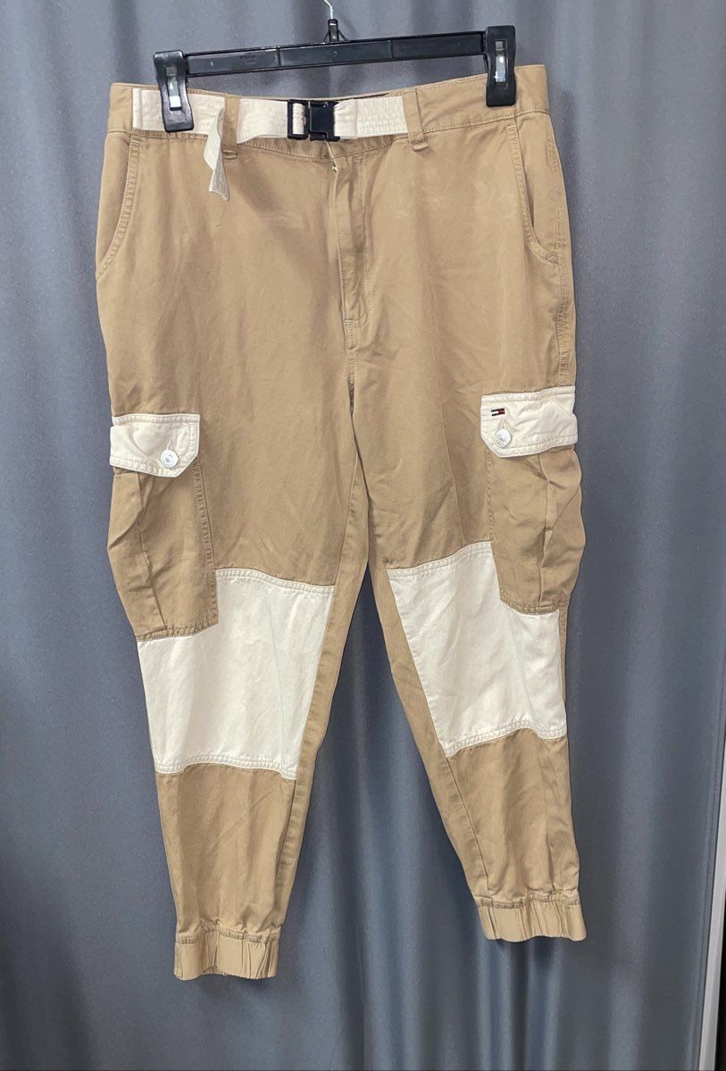 Women's Brown/Tan Tommy Jeans Tommy Hilfiger Cargo Jeans - Size 27