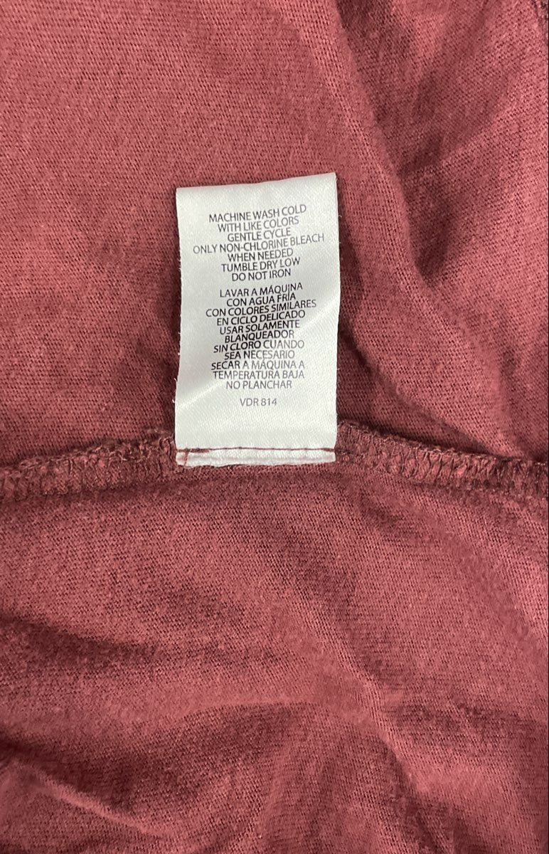 Eddie Bauer Men's Red Lounge Short Sleeve Crewneck T-Shirt Size L