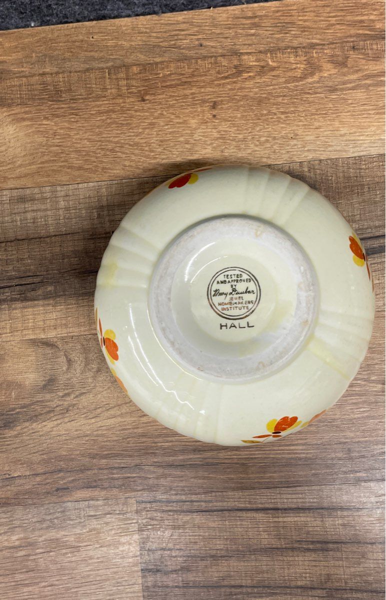 Hall's Superior Autumn Leaf Cereal Bowl Vintage Mary Dunbar Jewel Tea 6"