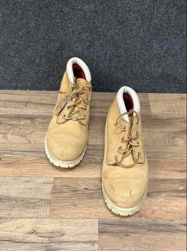 Timberland Nellie Chukka Double Waterproof Boot Wheat Leather Women's Size 10