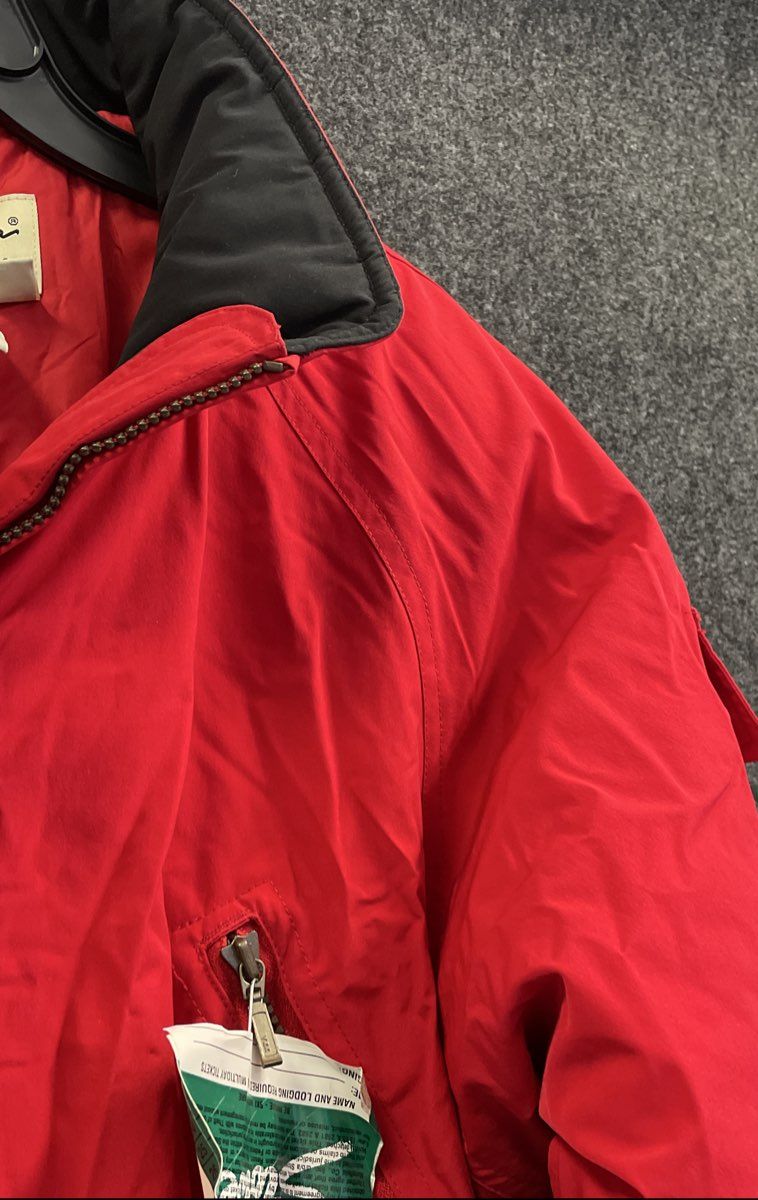 Vintage Y2K Eddie Bauer Women's Red Belted One Piece Ski Snow Suit Sz 10 Tall