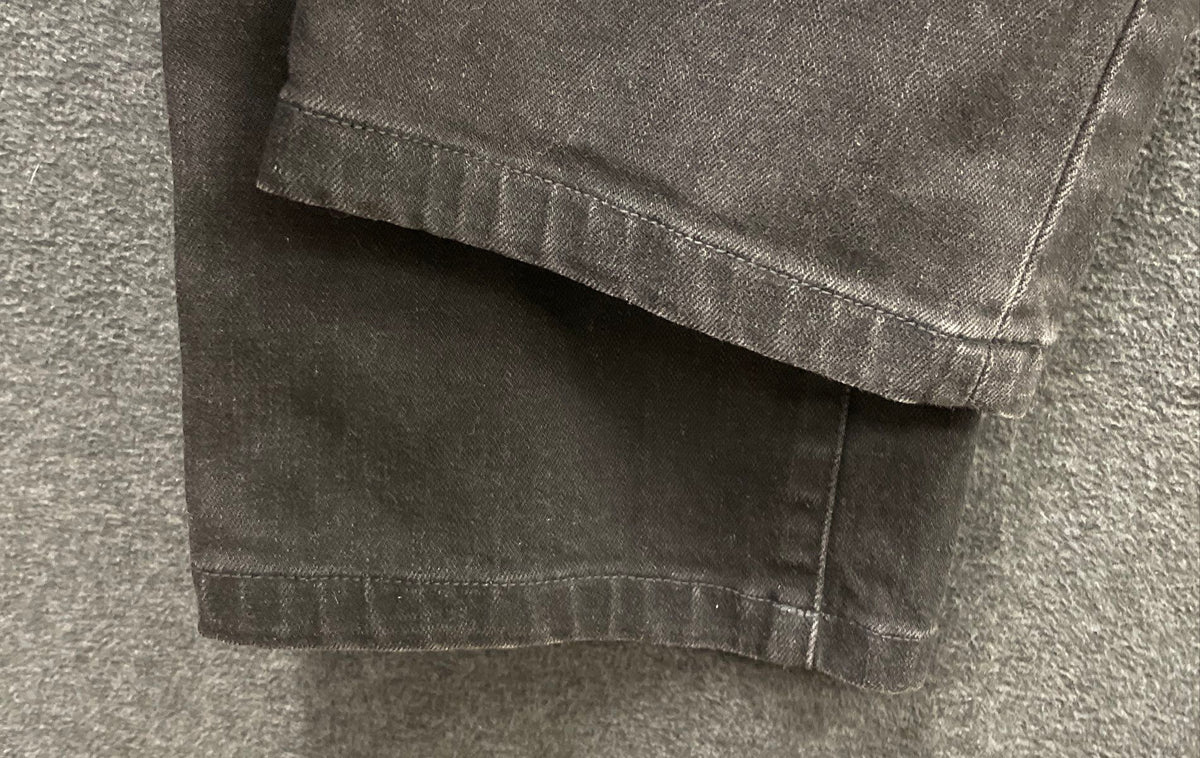Ralph Lauren Lauren Jeans Co Women's Black Straight Leg Denim Jeans Sz 14