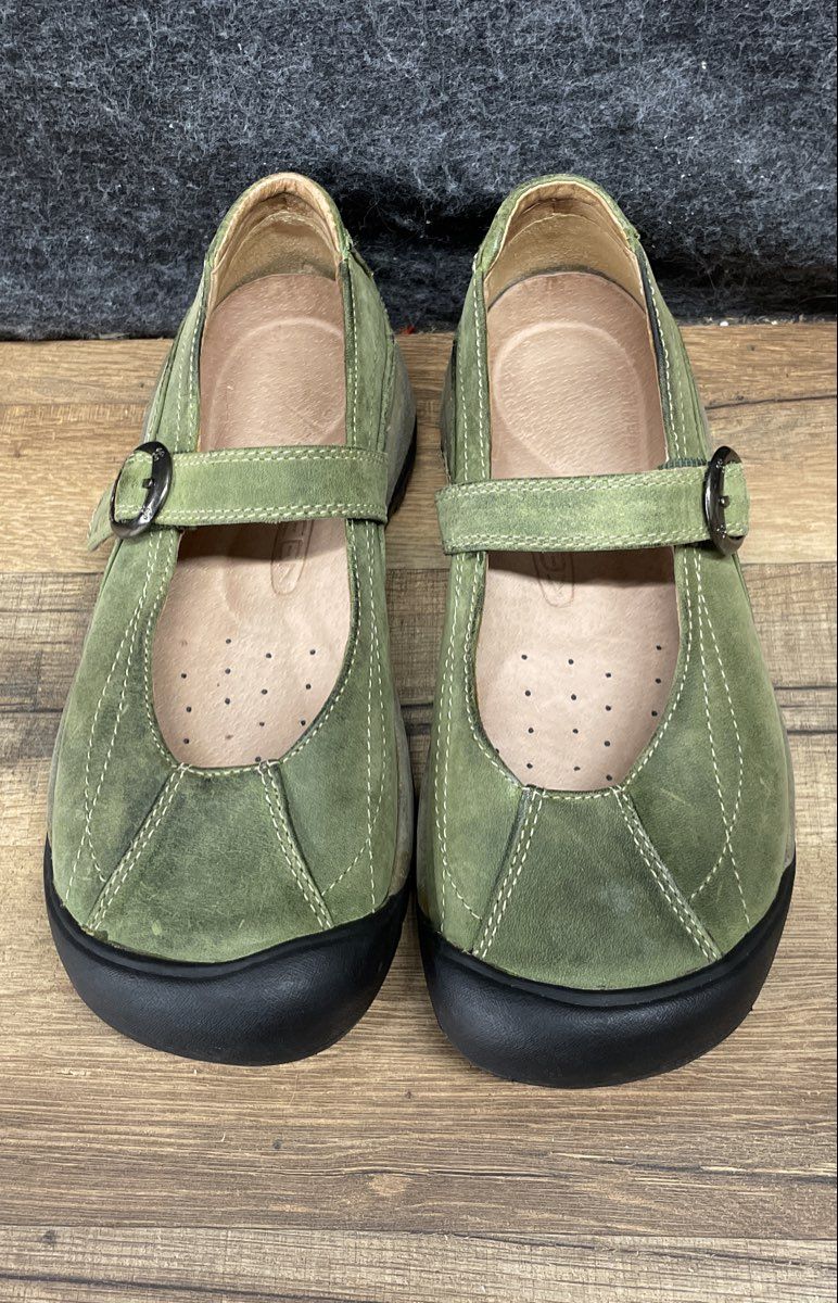 Keen Presidio MJ Green Nubuck Leather Mary Jane Women's Size 6.5