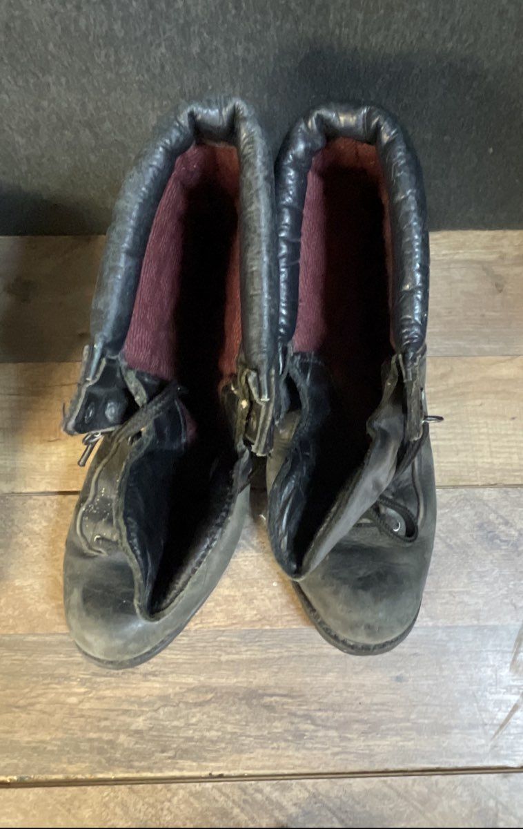Matterhorn Tactical Black Leather Combat Boots Vibram Sole Men's Size Unknown
