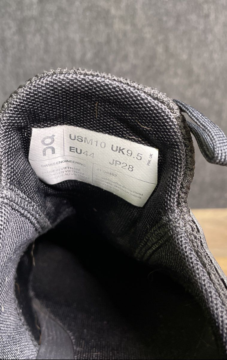 On Running Cloudswift Black Men's Running Shoes Size 10