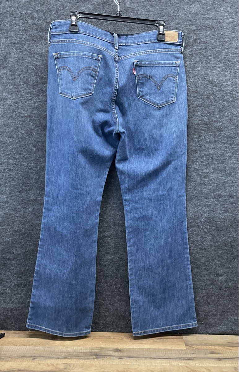 Levi's Women's 523 Lift & Lengthen Bootcut Blue Jeans Size 14 M