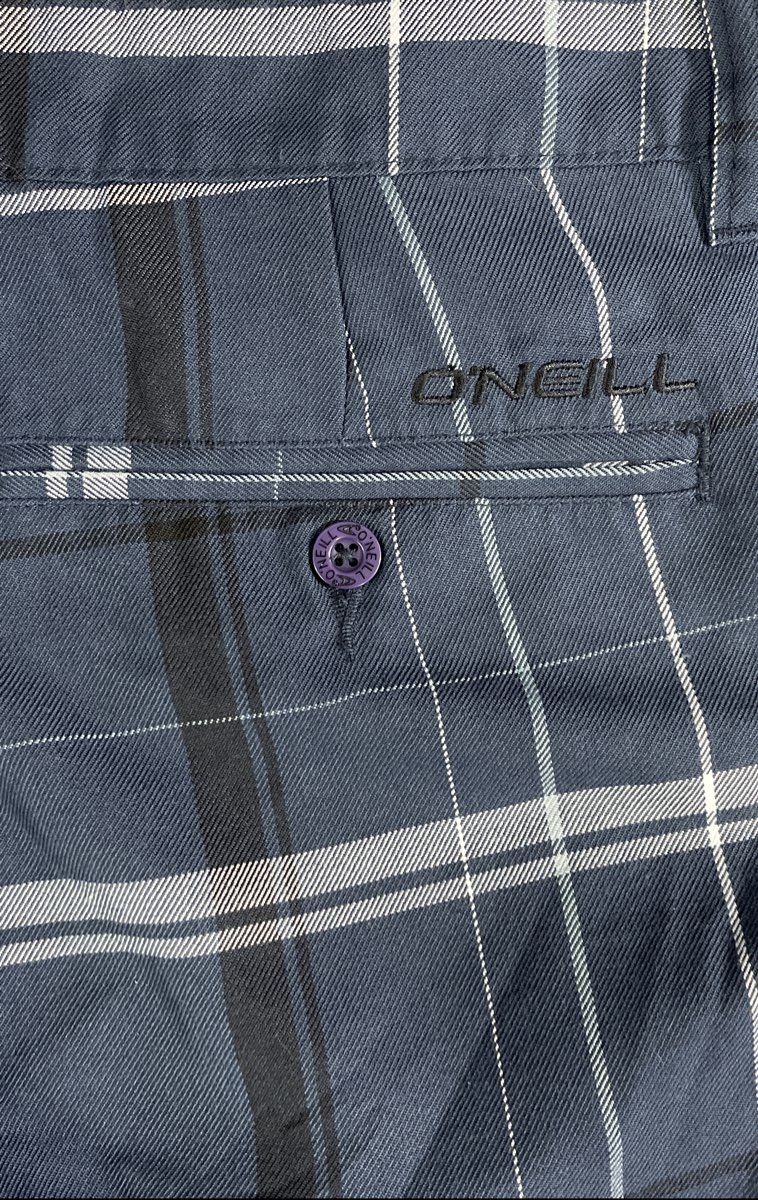 O'Neill Men's Warren Blue Plaid Shorts Size 40 NWT