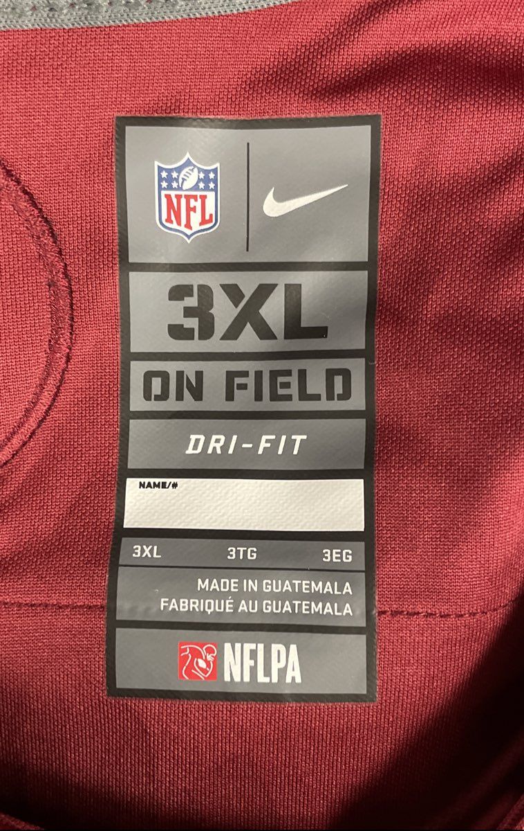 Nike Men's Washington Commanders Chase Young #99 Burgundy Jersey Dri-FIT Sz 3XL