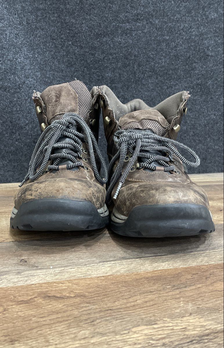 Timberland Outdoor Performance Brown Leather Hiking Boots Size 11.5