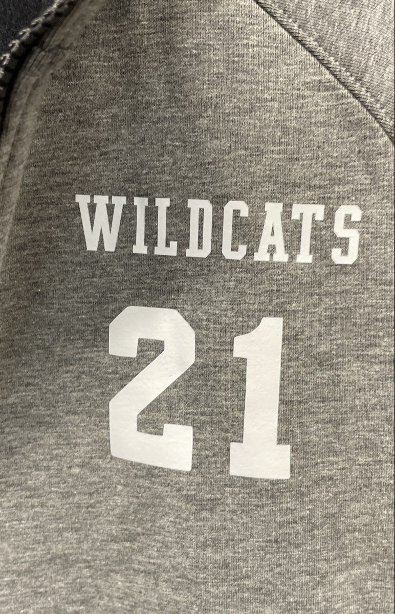 Nike Men's Gray Therma-FIT Wildcats 21 Full Zip Hooded Training Jacket Sz L