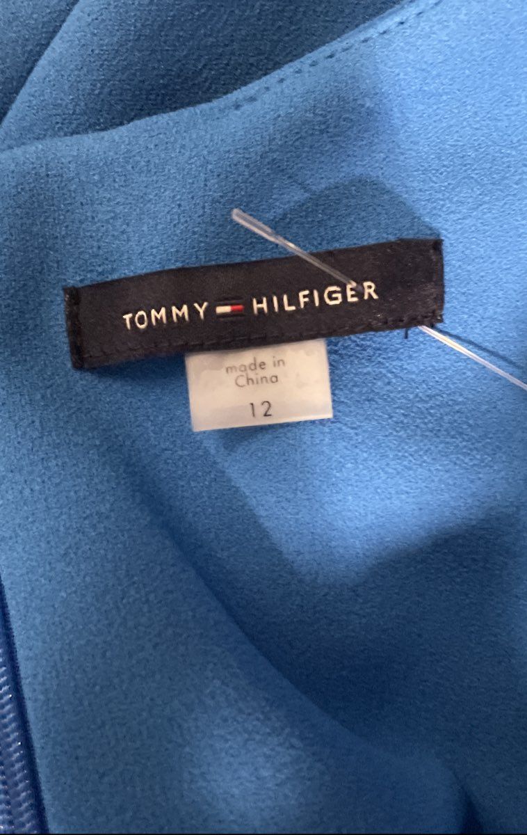 Tommy Hilfiger Women's Cobalt Blue Sleeveless Fit & Flare Dress 12 NWT