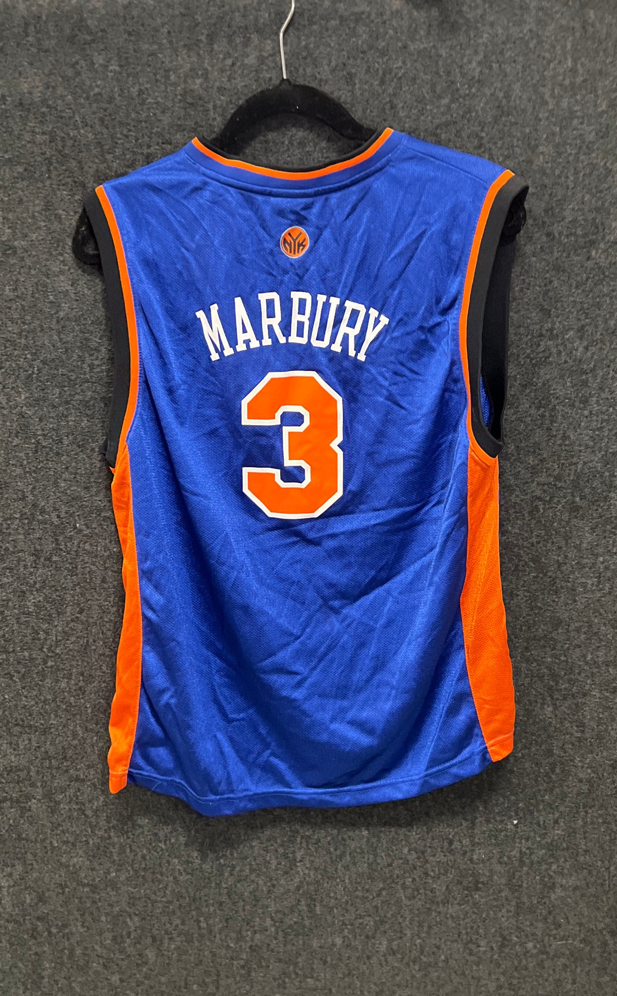 Adidas New York Knicks Stephon Marbury #3 NBA Basketball Jersey Youth Sz XL