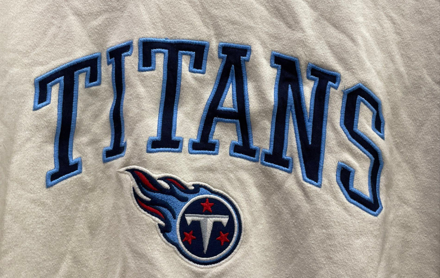 '47 Men's Tennessee Titans Cream Crewneck Sweatshirt NFL Football Sz XXL