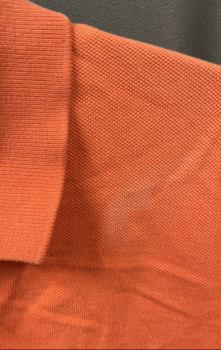 Vintage 90s Polo Ralph Lauren Men's Salmon Orange Pique Golf Polo Shirt Sz L