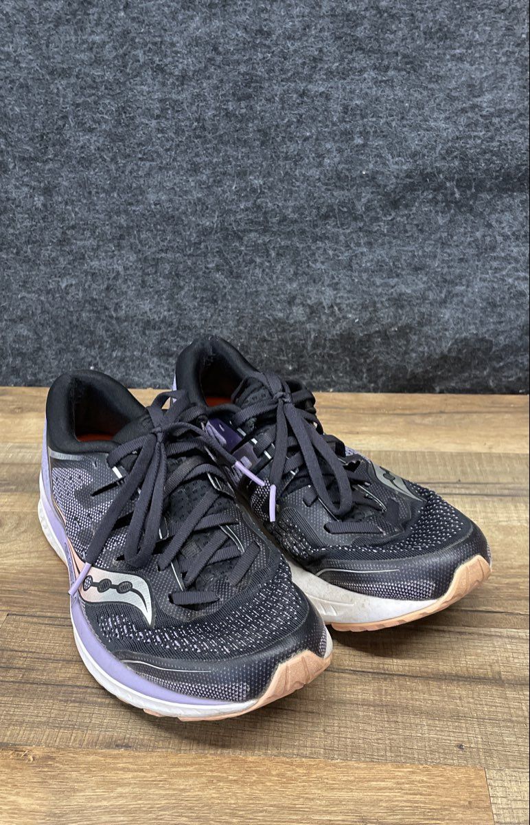 Saucony Guide ISO 2 Triumph Purple Black Women's Running Shoes Size 8.5