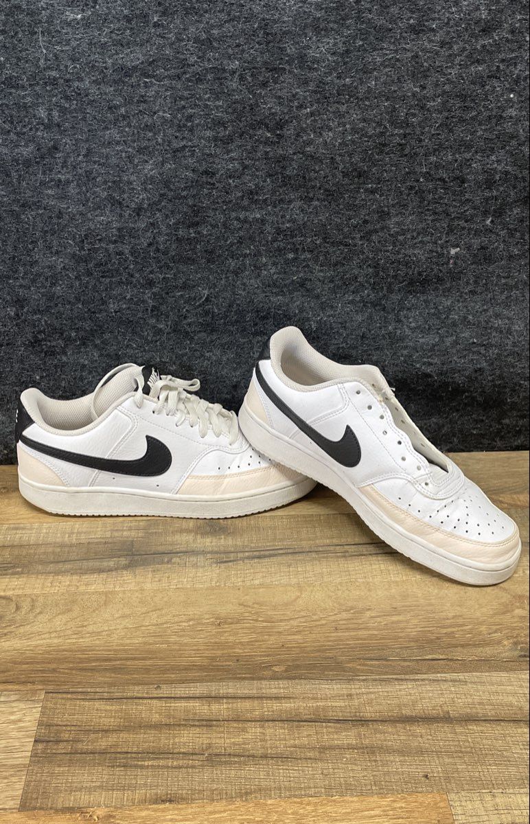 Nike Court Vision Low White Black Sail Lifestyle Sneakers Size 9
