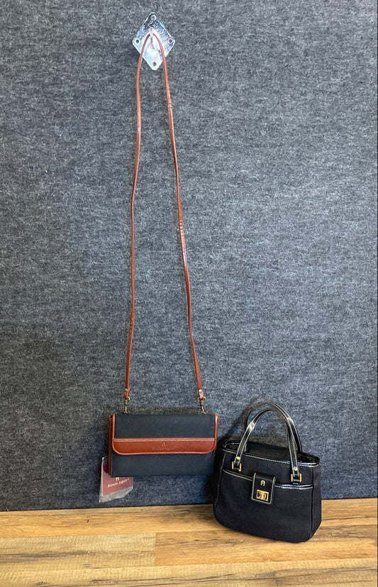 Vintage Etienne Aigner Handbag Purse Lot of 2 Crossbody Satchel NWT