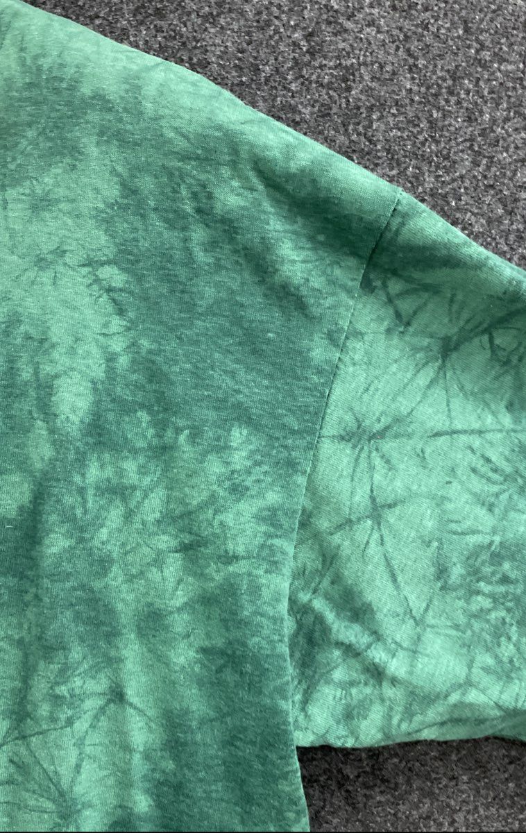 Vintage 90s Coconut Bay Women's Green Elephant Graphic Glitter Shirt Sz 3X
