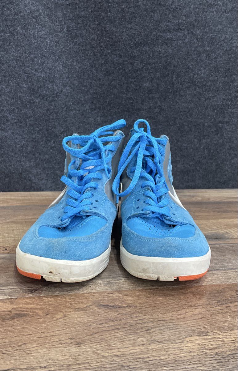 Nike Lunar Force 1 High Blue Grey Safari Youth Sneakers Size 6.5Y
