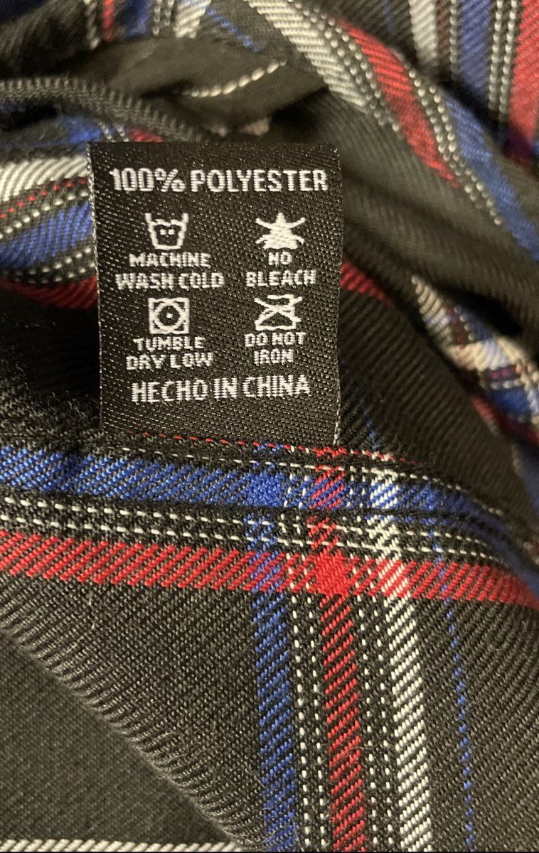 Dixxon Flannel Co Johnny's Saloon Huntington Beach Black Plaid Shirt Sz XS