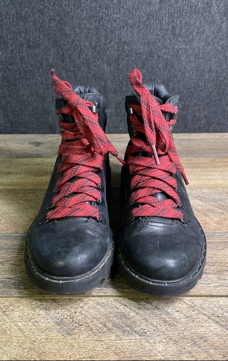Sorel Lennox Hiker Waterproof Black Leather Women's Boots Size 6.5