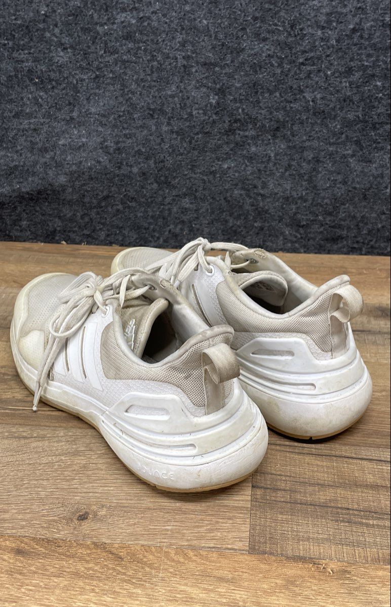 Adidas RapidaSport Bounce White Kids Running Sneakers HP6129 Size 5