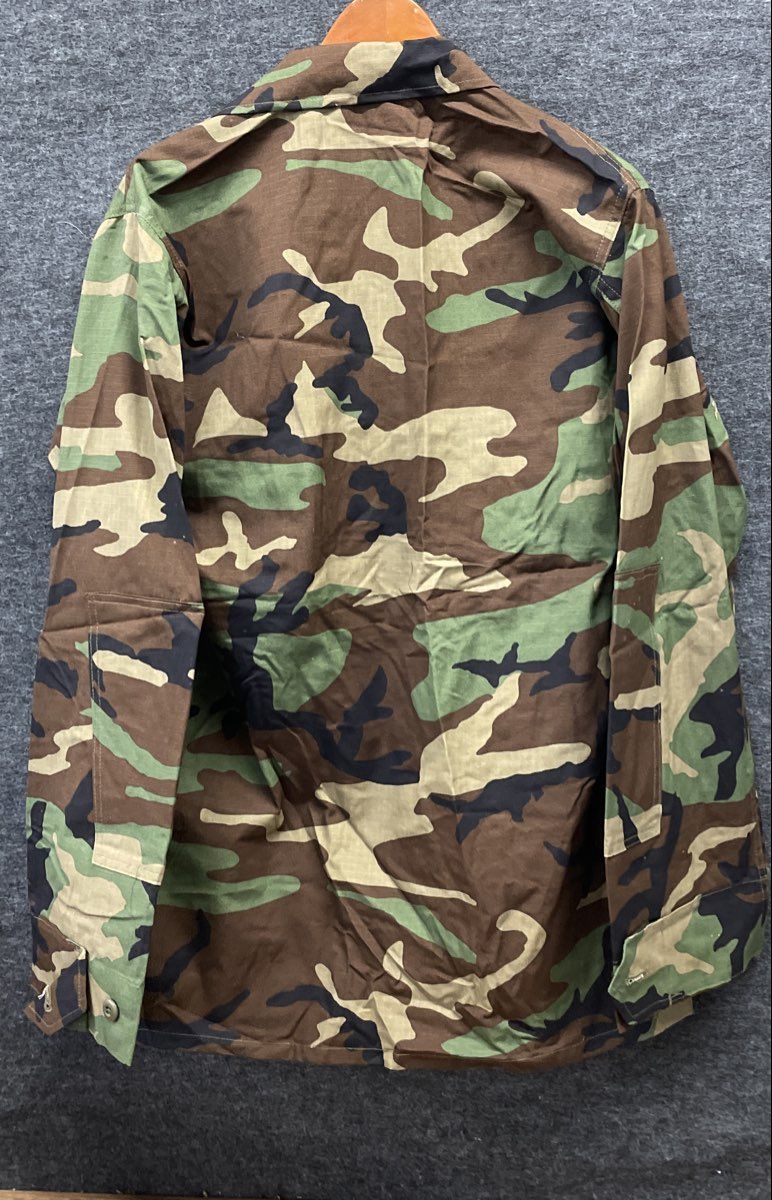 Lion Apparel BDU Woodland Camo Battle Dress Uniform Jacket Made in USA Sz M-XL