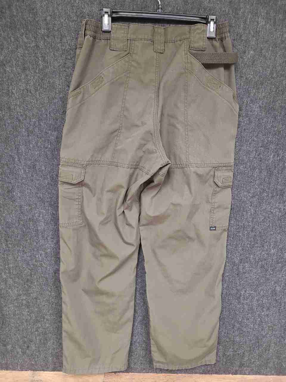 5.11 Tactical Men's Olive Green Ripstop Cargo Pants Sz 34x30