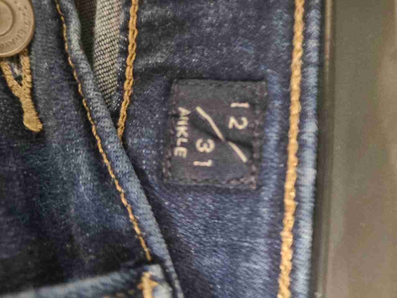 Lucky Brand Women's Blue Skinny Ankle Stretch Denim Jeans Size 12 / 31