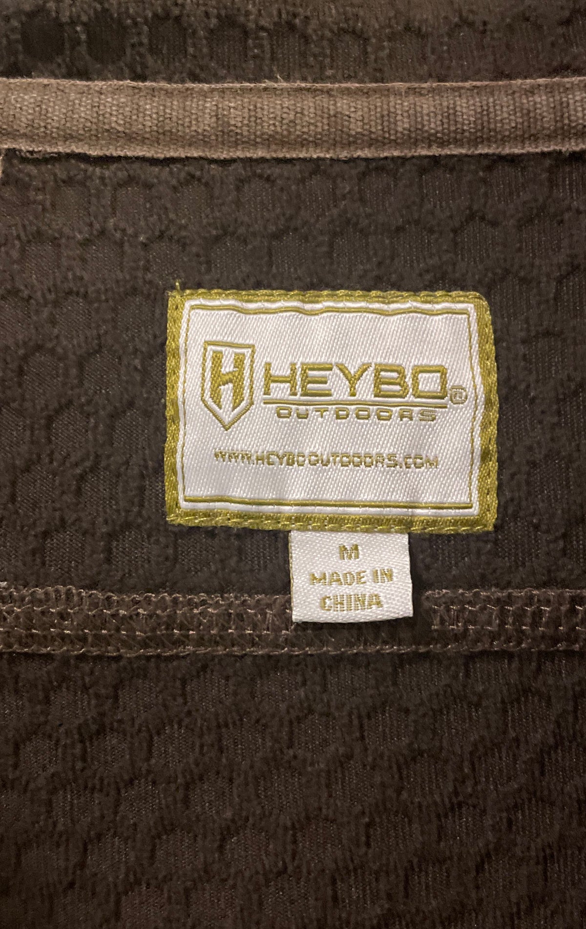 Heybo Men's Brown Realtree Camo Quarter Zip Hoodie Hunting Jacket Sz M
