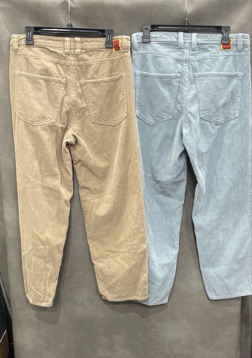 Empyre Men's Relax Corduroy Pants Lot of 2 Tan Light Blue 100% Cotton Size 30