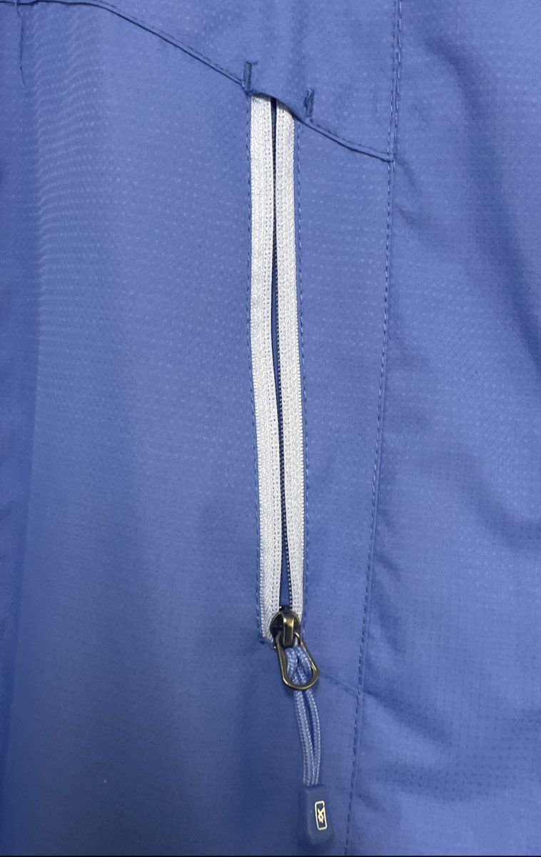 ZeroXposur Women's Blue White Colorblock Hooded Insulated Ski Jacket Sz L