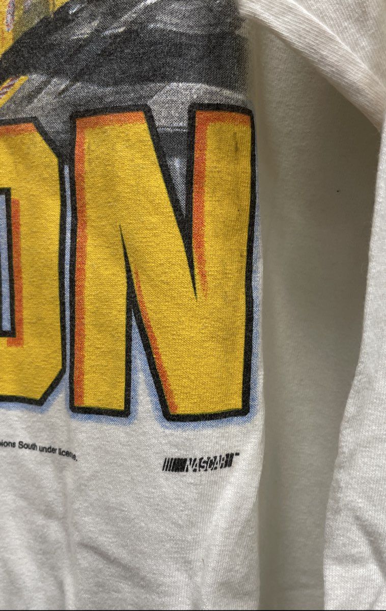 Vintage Ward Burton NASCAR CAT Racing Long Sleeve T-Shirt Bill Davis Racing XL