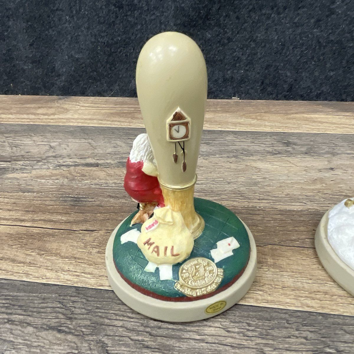 Pair of 1998 Brown Bag Cookie Art Stamp Santa Mail Bag & Santa's Sleigh #44 #46