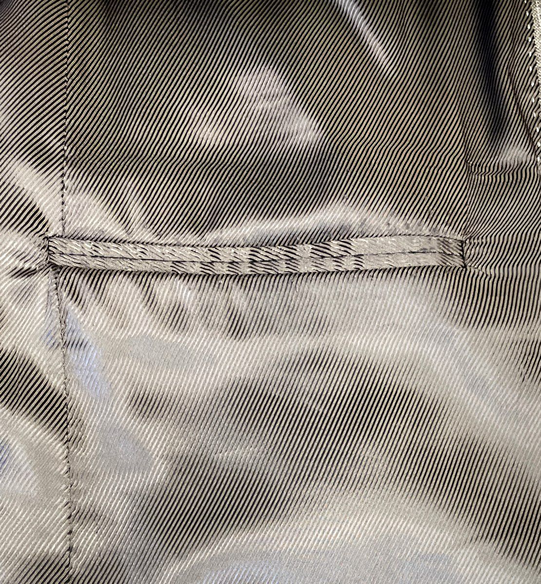 Hart Schaffner Marx Men's Gray Pinstripe Two Button Blazer Suit Jacket USA