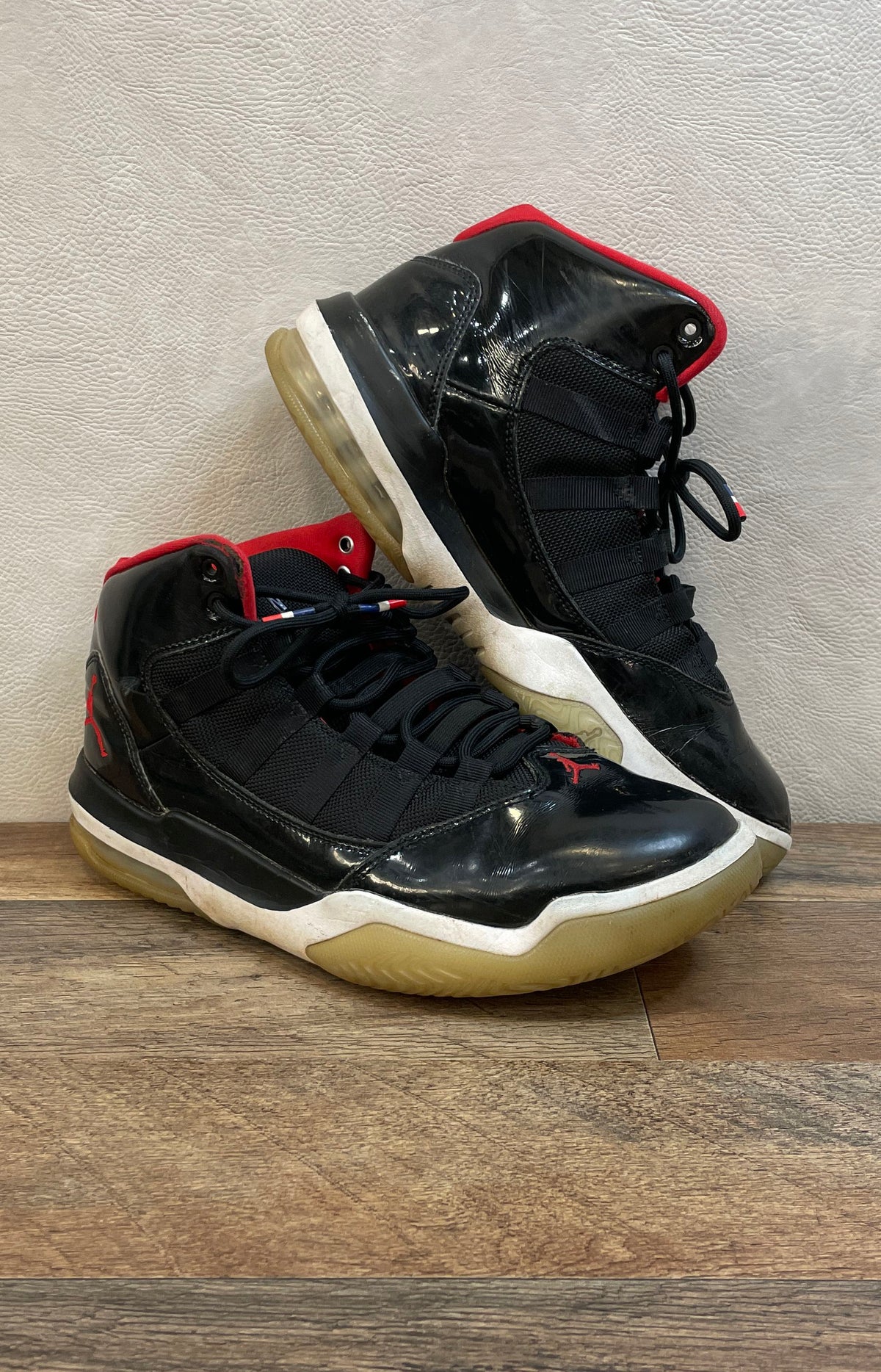 Nike Jordan 6 Rings Black Gym Red White Sneakers CT1494-001 Size 8.5
