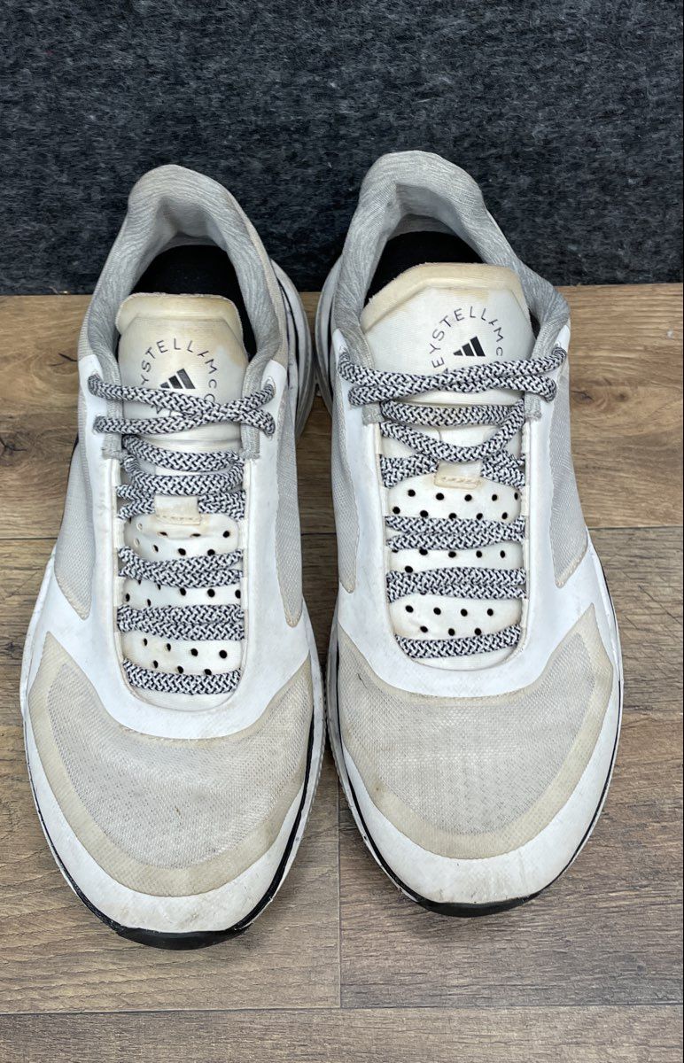 adidas by Stella McCartney Earthlight White Black Women's Running Shoes Size 8.5
