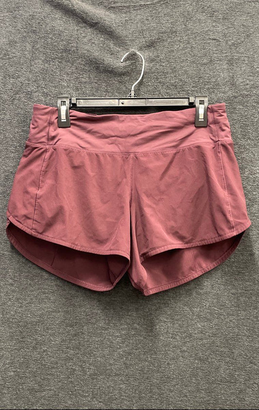 Lululemon Women's Plum Speed Up Athletic Running Shorts Sz 8
