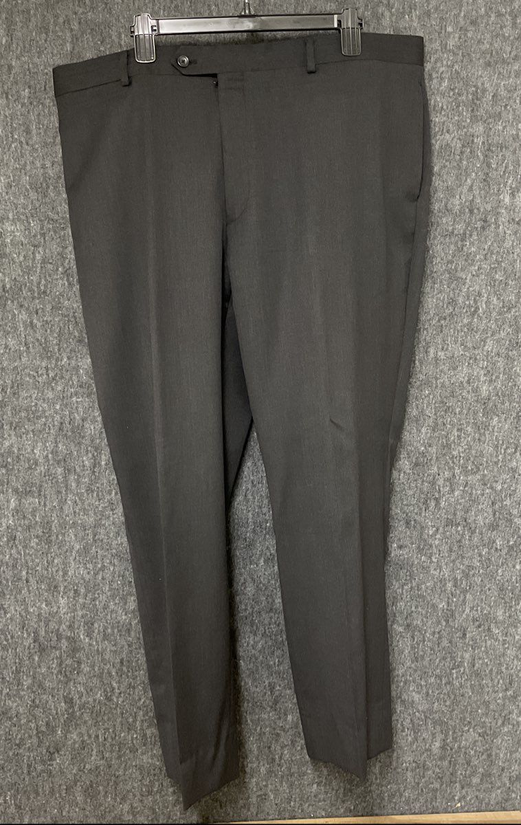 Pronto Uomo Platinum Men's Dark Gray Wool 2-Piece Suit 44R Jacket 42W Pants