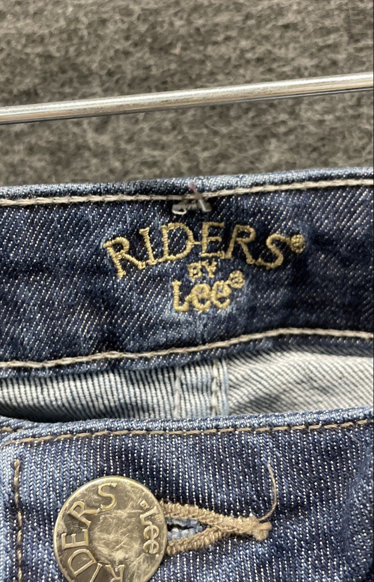 Riders by Lee Women's Blue Relaxed Fit Denim Jeans Sz 16 M