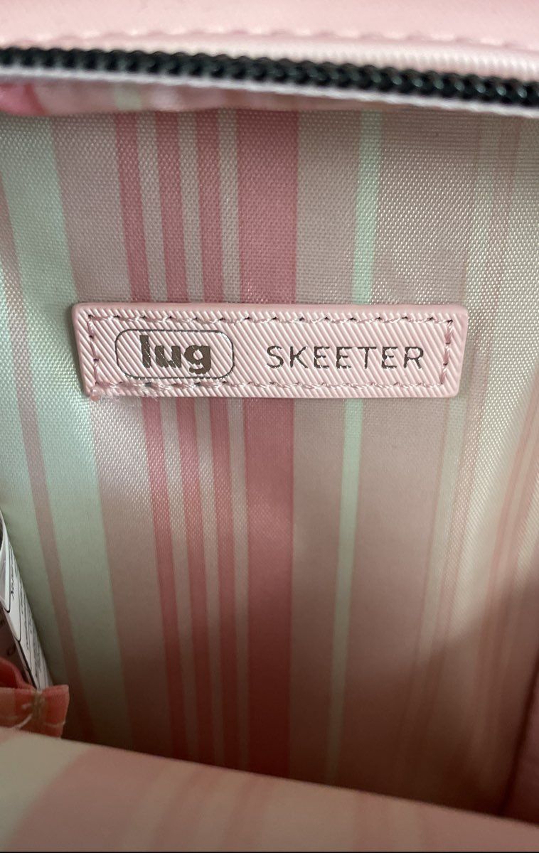 Lug Pink Quilted Skeeter Crossbody Bag Belt Bag Travel Pouch