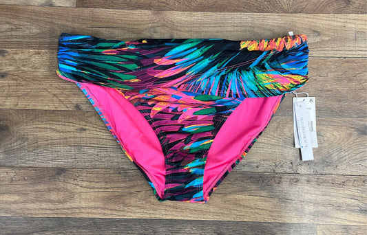 Bleu Rod Beattie Women's Multicolor Tropical Print Swim Bottoms NWT Sz 14