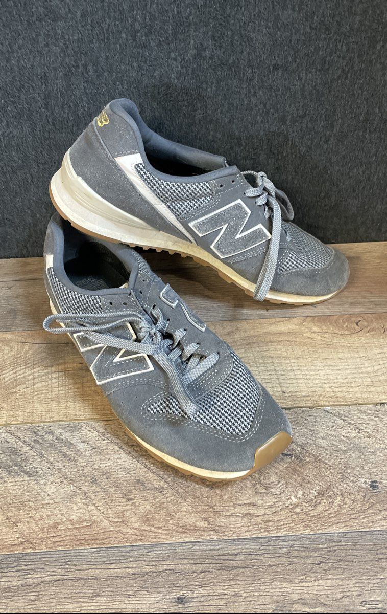 New Balance 996 Grey Houndstooth Women's Lifestyle Sneakers WL996LX2 Size 10