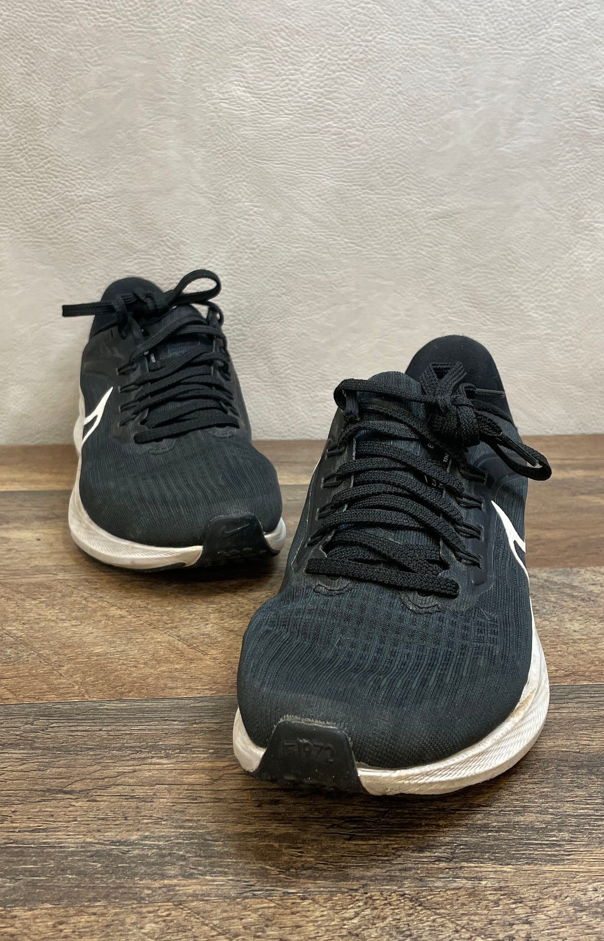 Nike Air Zoom Pegasus 38 Black White Women's Running Shoes Size 6.5