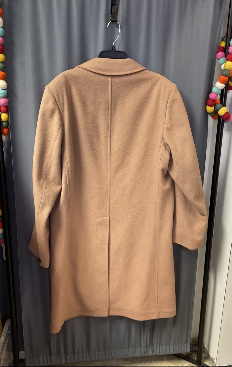 Vintage 80s The Alfresco Sportsman Men's Camel Pure Wool Overcoat Sz 42R