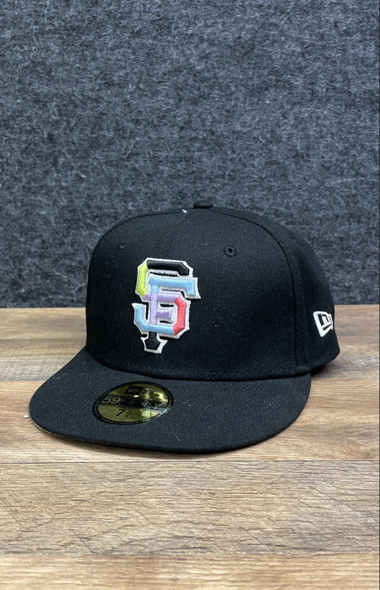 New Era San Francisco Giants 2012 World Series 59FIFTY Fitted Hat Black Sz 7 1/4