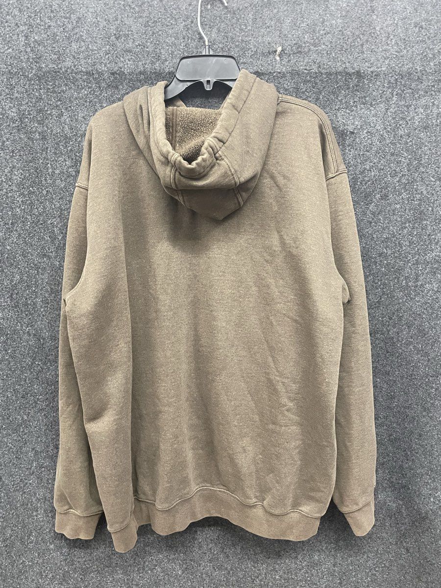 Carhartt Men's Brown K288 Original Fit Logo Graphic Sleeve Pullover Hoodie Sz XL
