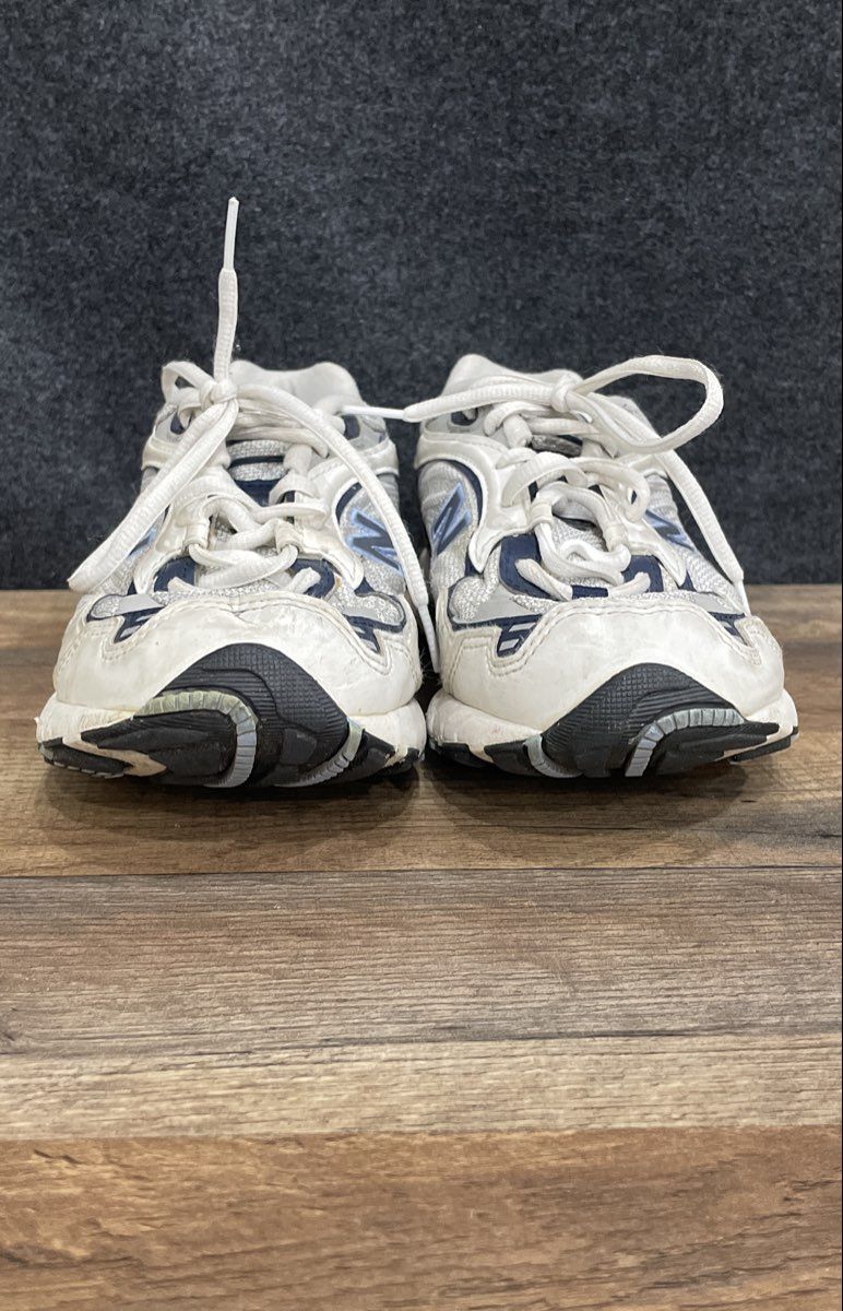 New Balance 408 Women's White Grey Navy Running Shoes Size 8
